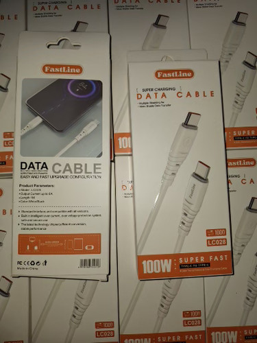 کابل دو سر تایپ سی ۱۰۰ وات برند Fastline مدل LC-028